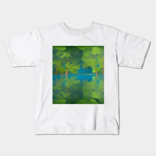 Fun reflective forest Kids T-Shirt